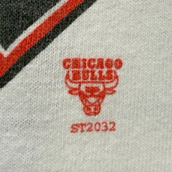 CHICAGO BULLS STARTER Vintage 90s 1997 NBA CHAMPS T-ShirtSize L Large